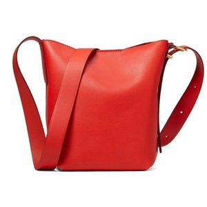 Madewell $138 The Essential Mini Bucket Tote in Red